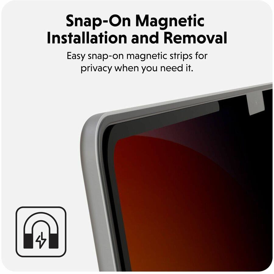Snap-On Magnetic Installation and Removal

Easy snap-on magnetic strips for privacy when you need it.
