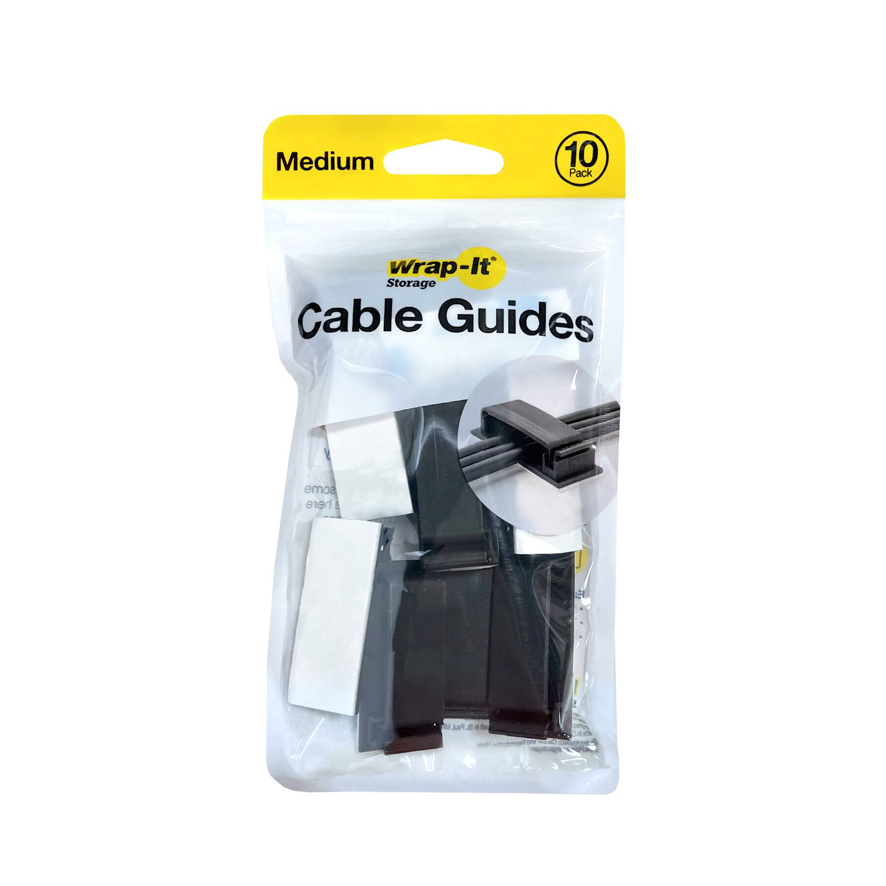 Medium 10 Pack Wrap-It Storage Cable Guides