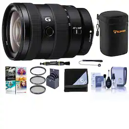 Bundle - Sony - E 16-55mm f/2.8 G Lens with Free PC Software Accessories Kit