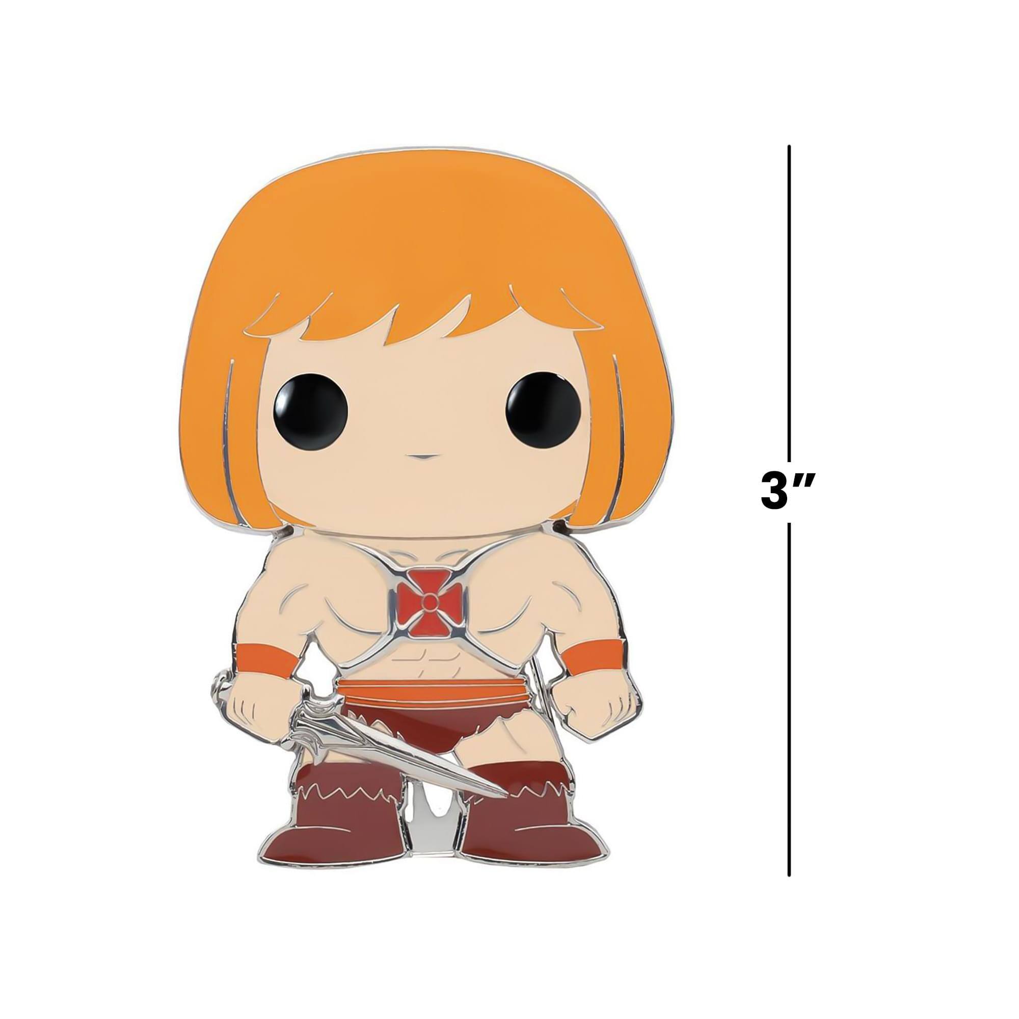 Alt View 3. Funko - Masters of the Universe 3 Inch Funko POP Pin | He-Man - Beige.
