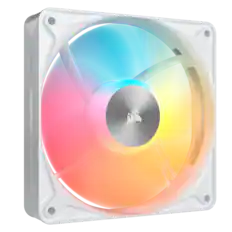 Front. CORSAIR - CORSAIR RS120 II ARGB 120mm PWM Fan - White.
