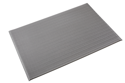 Alt View 1. Crown Mats - #410 Tuff-Spun Foot-Lover Anti-Fatigue Commercial, 3' x 5', Gray - Gray.