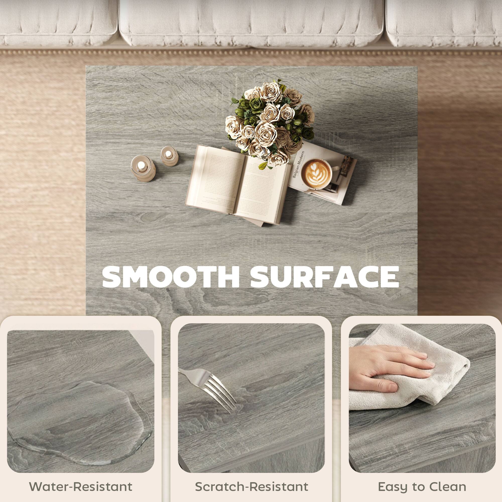 Belgien Modern Nutgnias!  
SMOOTH SURFACE  
Water-Resistant  
Scratch-Resistant  
Easy to Clean