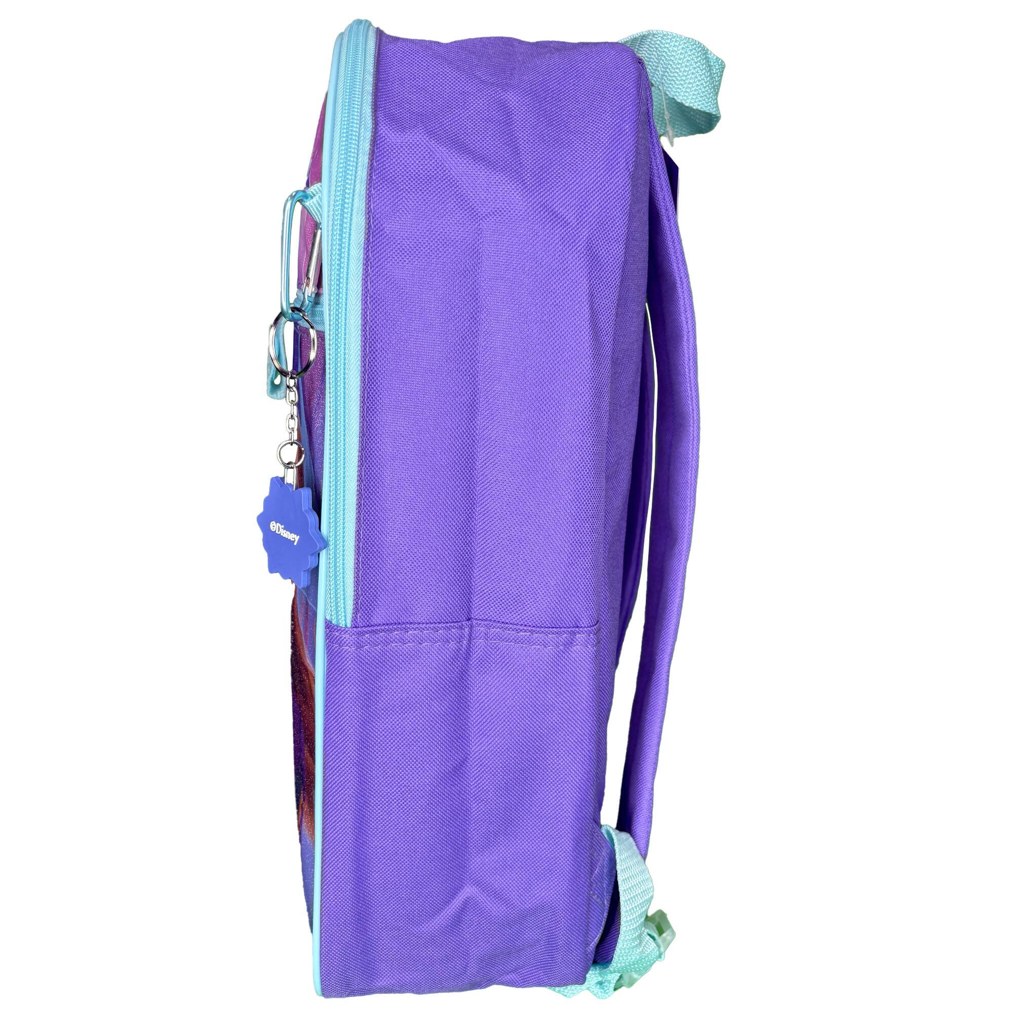 Alt View 2. Disney - Disney Frozen Kids School Backpack 16" 5PC Lunch Kit, Keychain, Carbonator clip, keychain, and utility case - Assorted Pre-Pack.