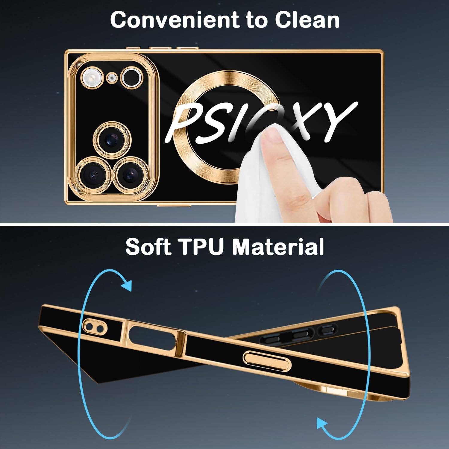 Convenient to Clean  
PSI XY  
Soft TPU Material