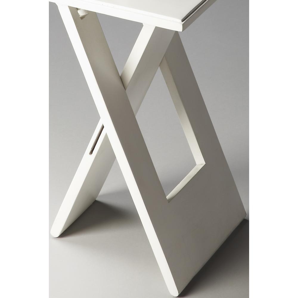 Alt View 1. Butler Specialty - Hammond Folding Side Table - White.
