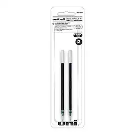 uni-ball - Impact RT Gel-Ink Pen Refills, Bold Tip, Black Ink, 2/Pack (65873PP)