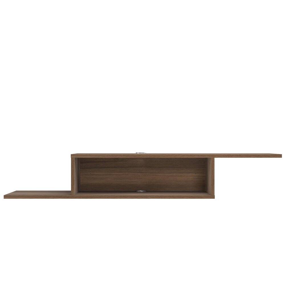 Alt View 4. Atelier Mobili - Floating TV Stand for Up to 65 Inch TVs – Wall Mounted Floating Shelf - Black.