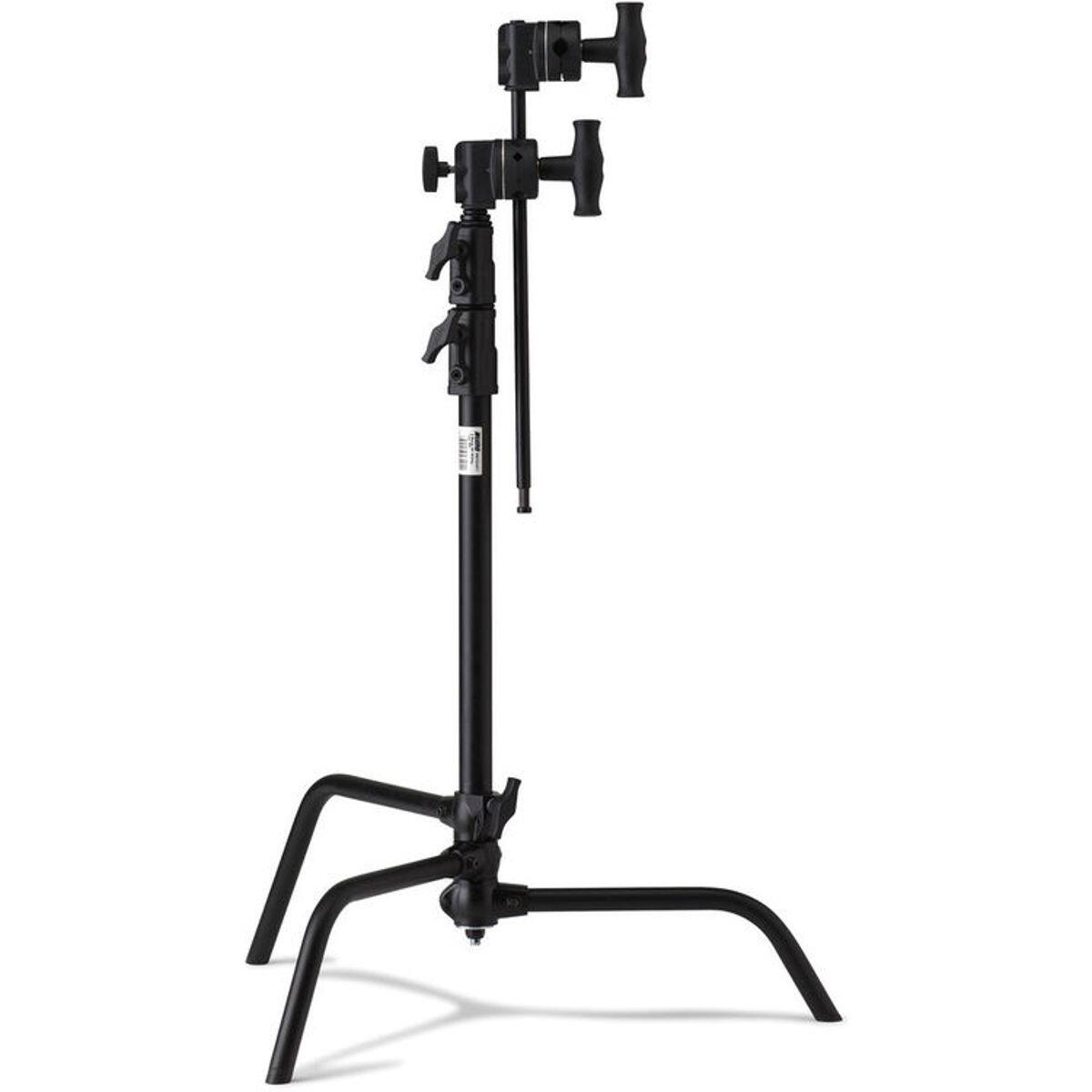 Alt View 1. Kupo - Kupo 20" Master Raiser C-Stand with Sliding Leg Kit with 2.5" Grip Head and 20" Grip Arm with Hex Stud, Black.