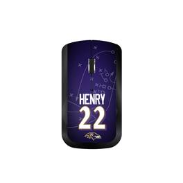 Keyscaper Derrick Henry Baltimore Ravens Wireless Mouse Wireless Black ...