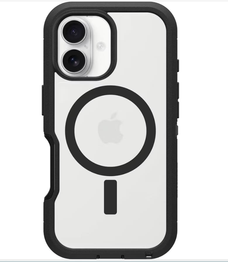 OtterBox - iPhone 16 Defender Series Pro XT Case with MagSafe - Solid Plastic Cover - Dark Side