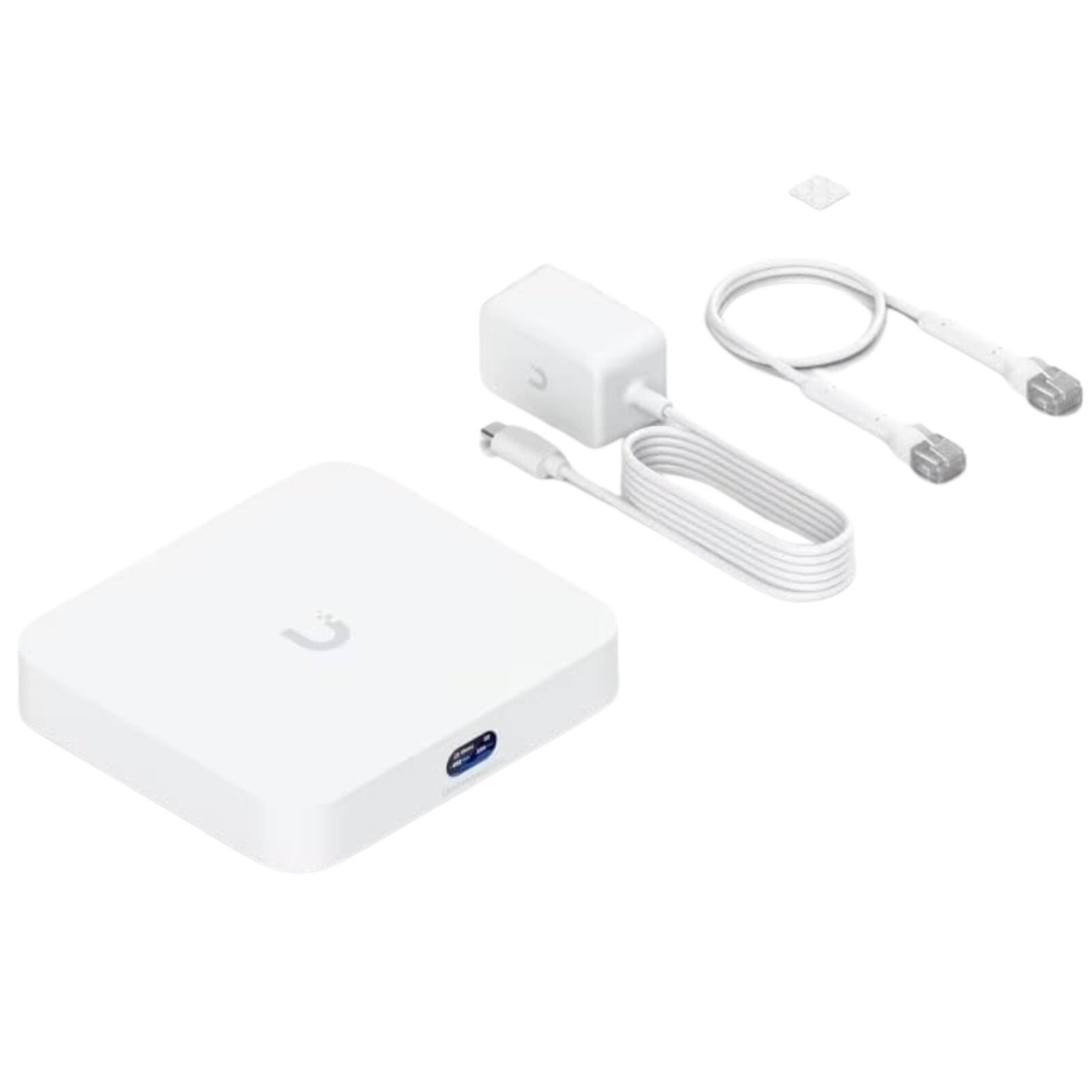 Angle. Ubiquiti - UniFi Cloud Gateway Ultra Security Router with 2.5GbE WAN, 4x Gigabit LAN, Redundant WAN Failover, 1Gbps IDS/IPS - White.