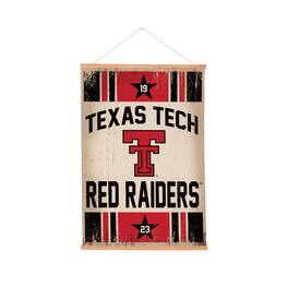 Evergreen Enterprises - Texas Tech Red Raiders 24" x 36" Antique Style Canvas Wall Art Tapestry with Wood Frame - Multicolor