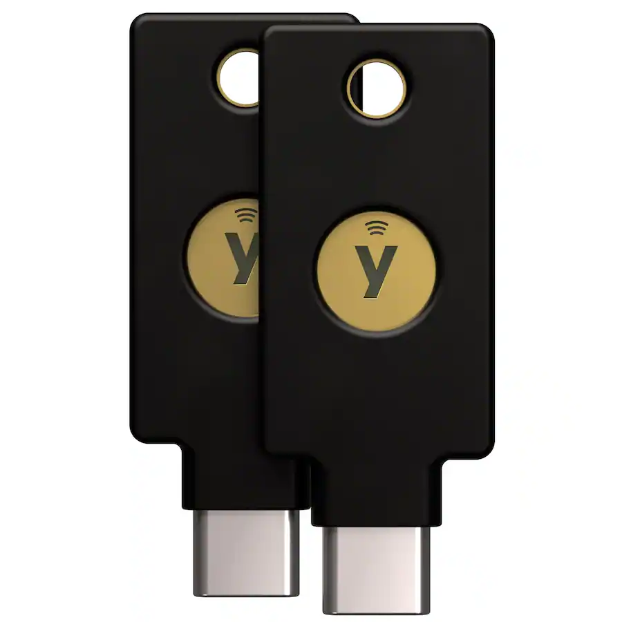Taskus Yubikey Yubico YubiKey 5C NFC Two Factor authentication (2FA) Security Key ...
