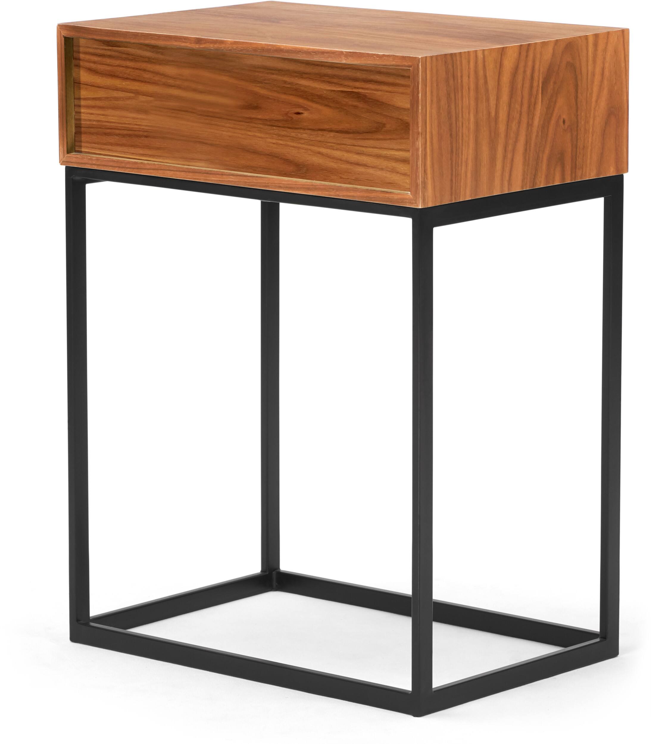 Alt View 14. Click Decor - Milo Side Table - Walnut Brown.