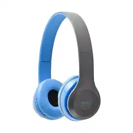 Kitcheniva - Wireless Bluetooth 5.0 Headphones Headset Over-Ear - Blue