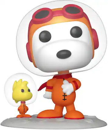 Front. Funko - FUNKO POP! Plus Animation: Peanuts - Space Snoopy - Collectibles - Multicolor.