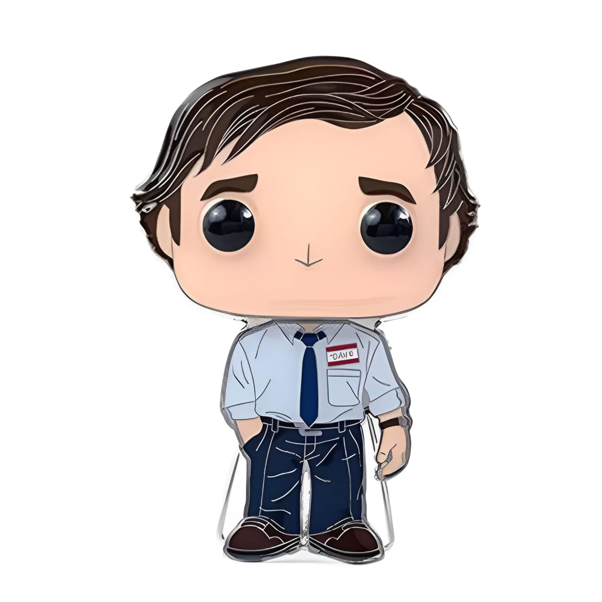 Alt View 1. Funko - The Office 3 Inch Funko POP Pin | Jim Halpert - Blue.