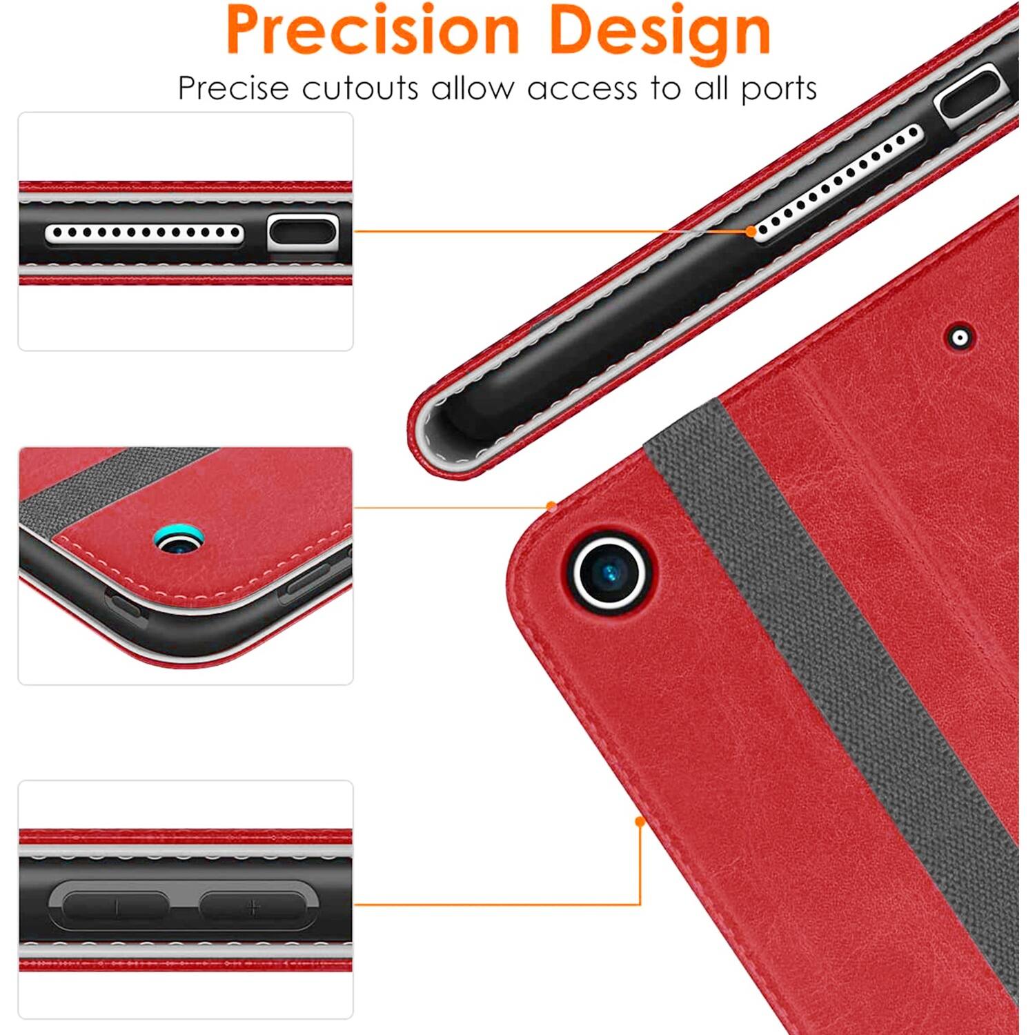 Precision Design: Precise cutouts allow access to all ports.