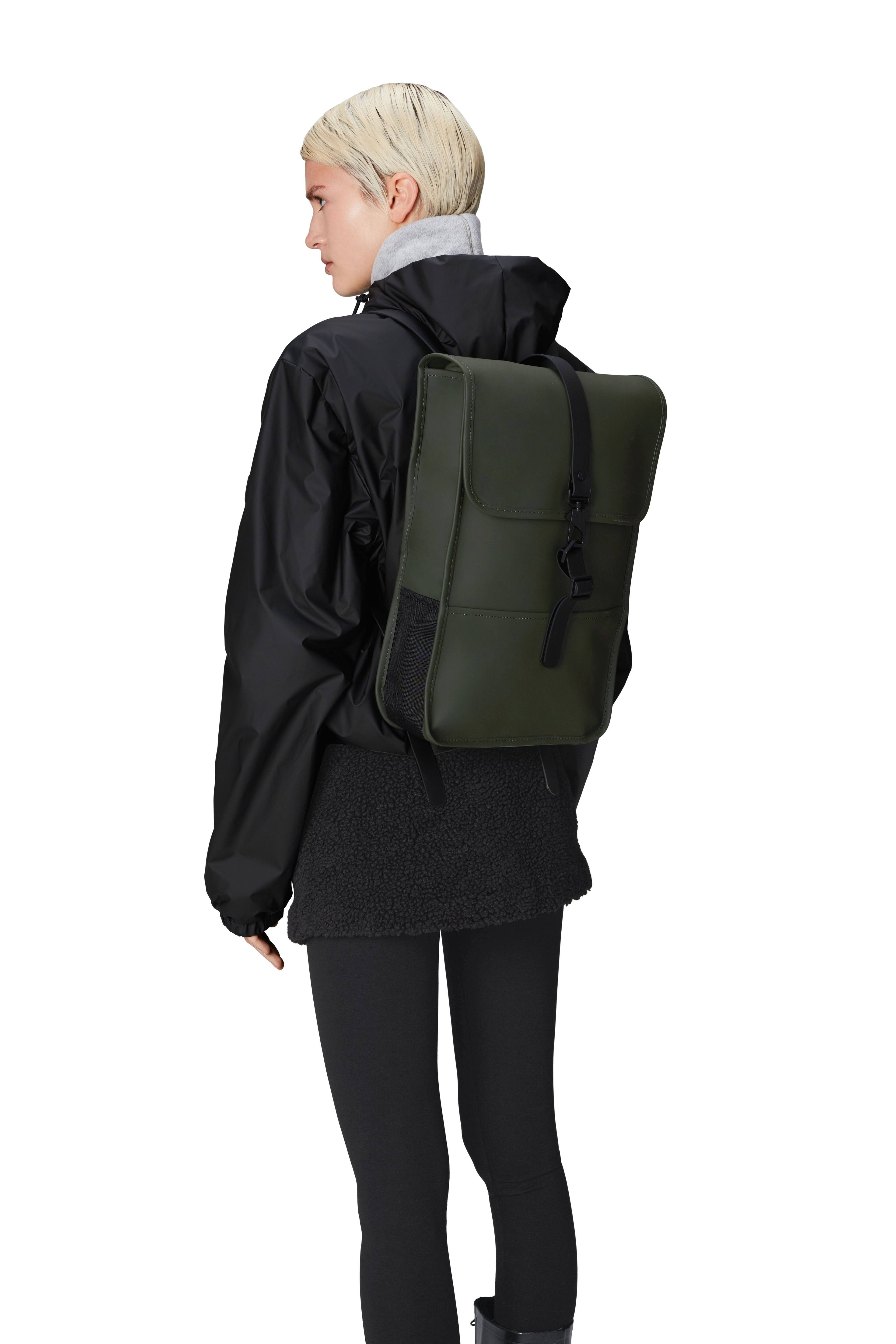 Back. RAINS - Backpack Mini - Green.