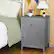 Alt View 11. Costway - Nightstand with Drawer Accent Side End Table Storage Cabinet - Gray.