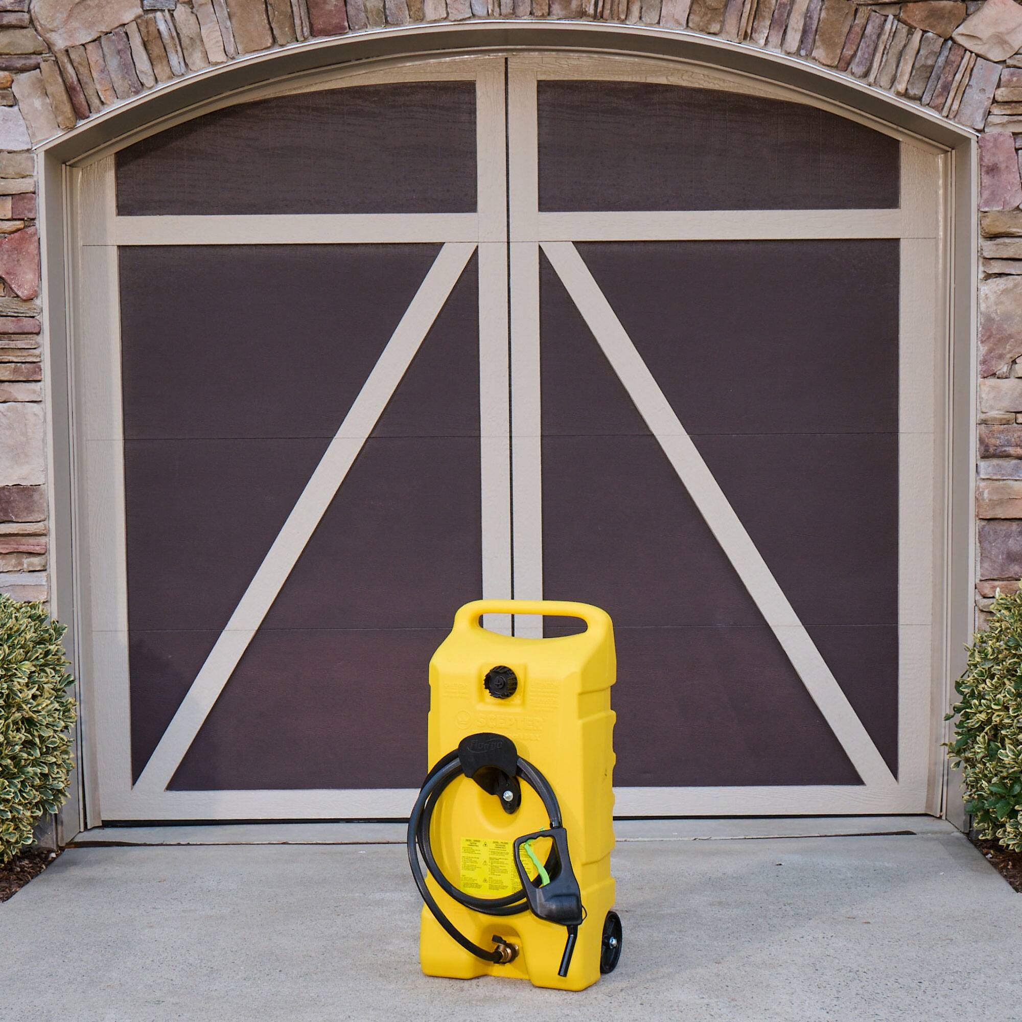 Alt View 2. Scepter - Scepter Flo N Go Duramax 14 Gal Diesel Fuel Tank Container Pump, 2 Pack, Yellow - Yellow.