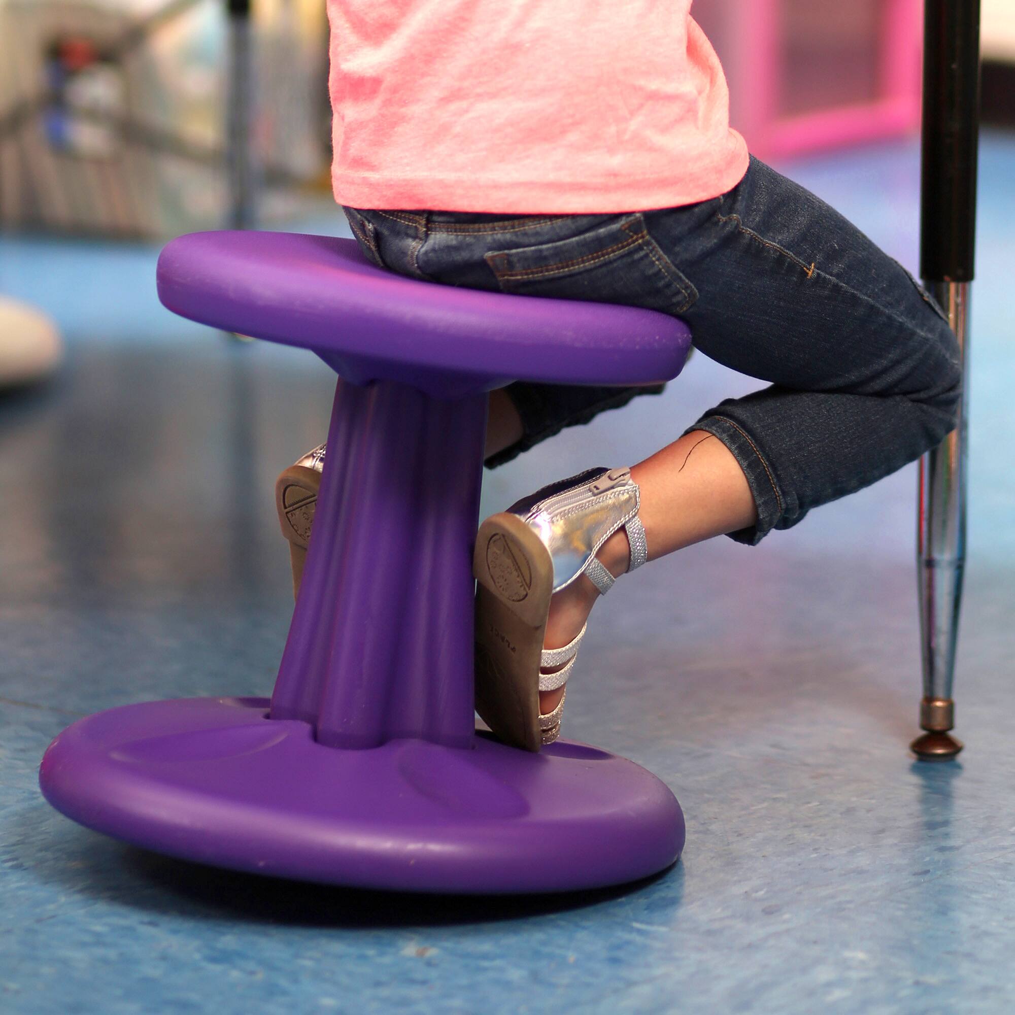 Alt View 1. Kore Design - Pre-School Wobble Chair 12" - Purple.
