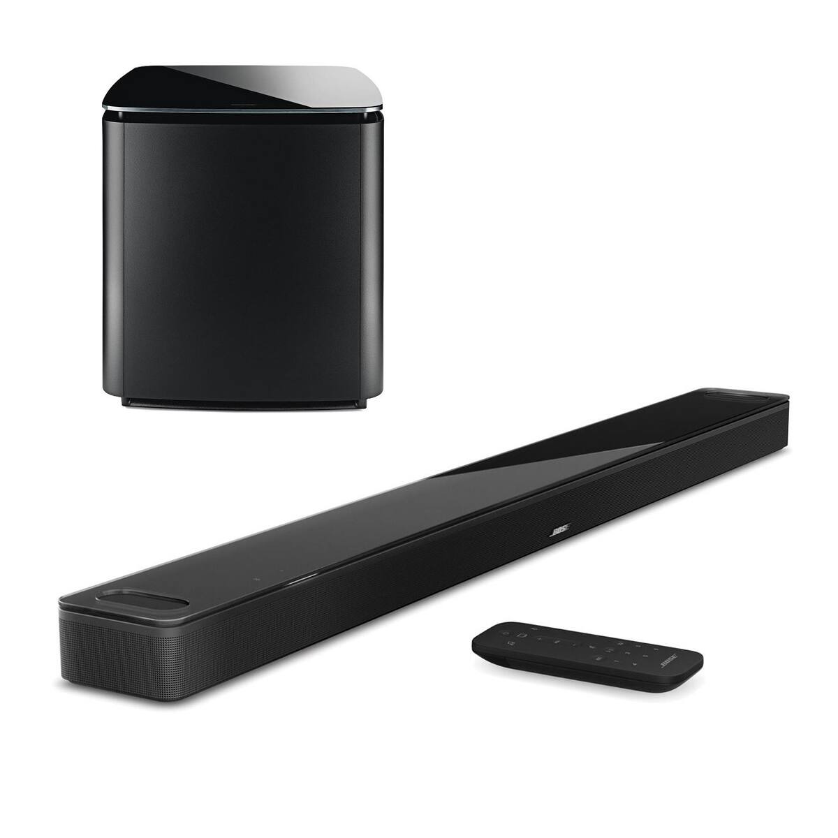 Front. Bose - Bose Smart Soundbar Ultra With Bass Module 700 for Soundbar, Bose Black.