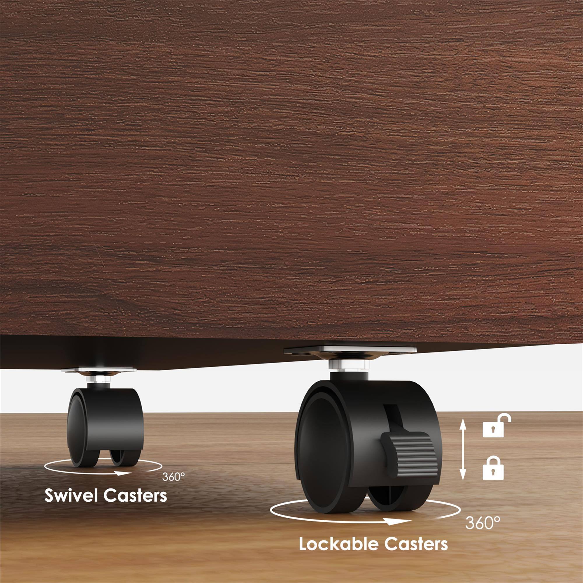 360 Swivel Casters  
360 Lockable Casters