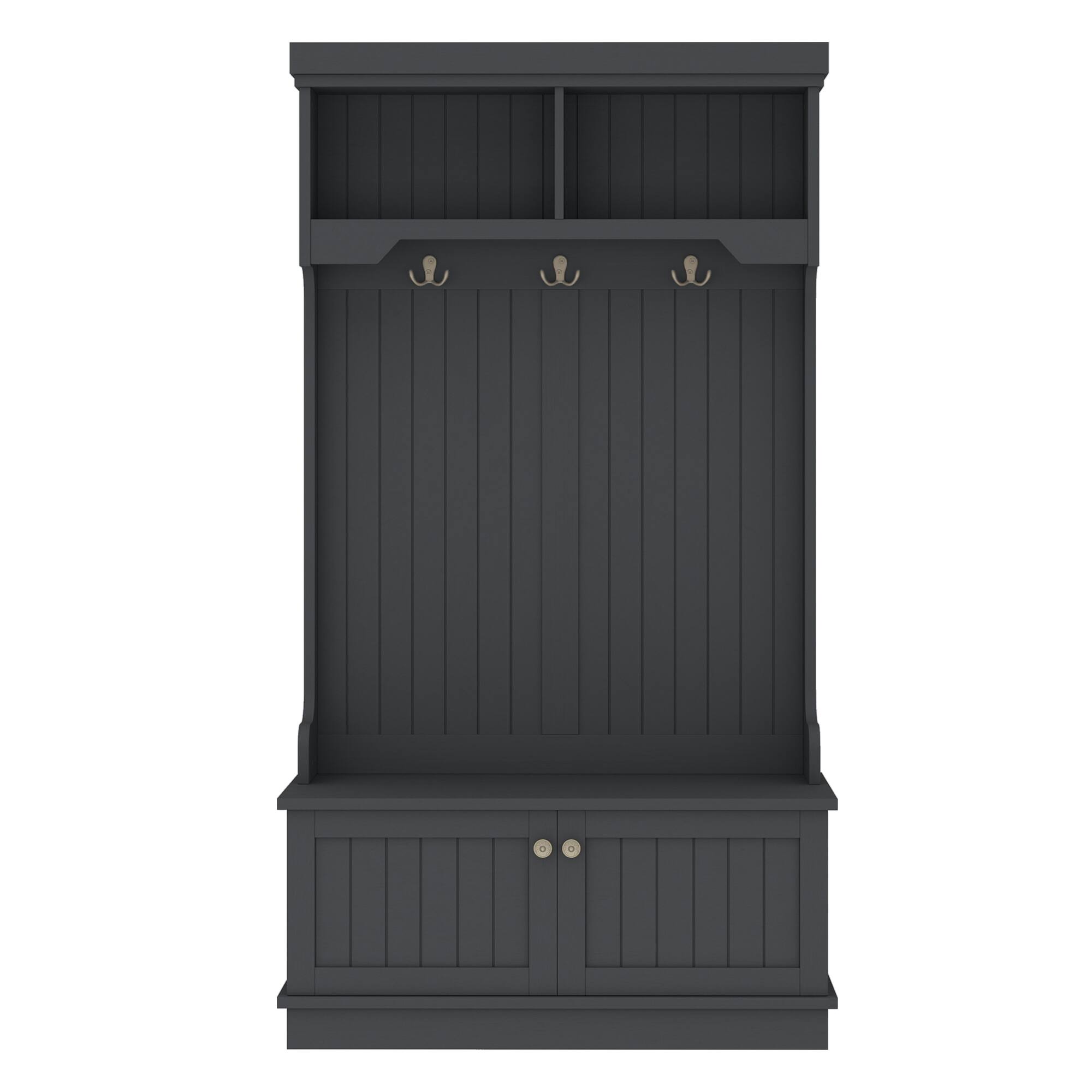MERAVOM Hall Tree with Storage Shoe Bench for Entryway and Hallway, 4 ...