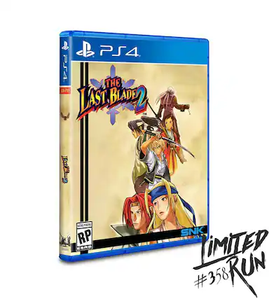 PS4
THE LAST BLADE 2
LR-PXX
RATING PENDING RP ESRB
SNK
LIMITED RUN #358 - E (Everyone)