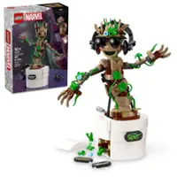 LEGO - Marvel Dancing Groot, Buildable Animated Guardians of the Galaxy Toy 76297 - Front_Zoom