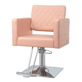 Winado - All Purpose Hydraulic Barber Chair Hair Styling Chair 360° Swivel Beauty Spa Equipment with Hydraulic Pump and Footrest - Pink