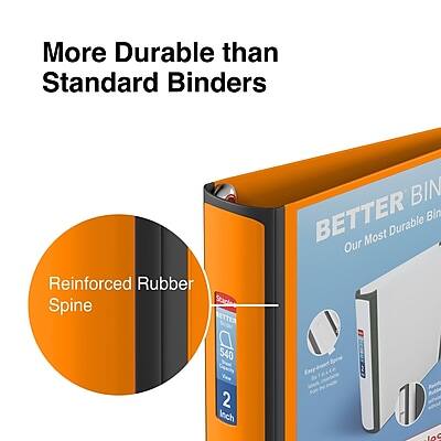 More Durable than Standard Binders  
Reinforced Rubber Spine  
BETTER BIN  
Our Most Durable Binder  
540  
2 Inch