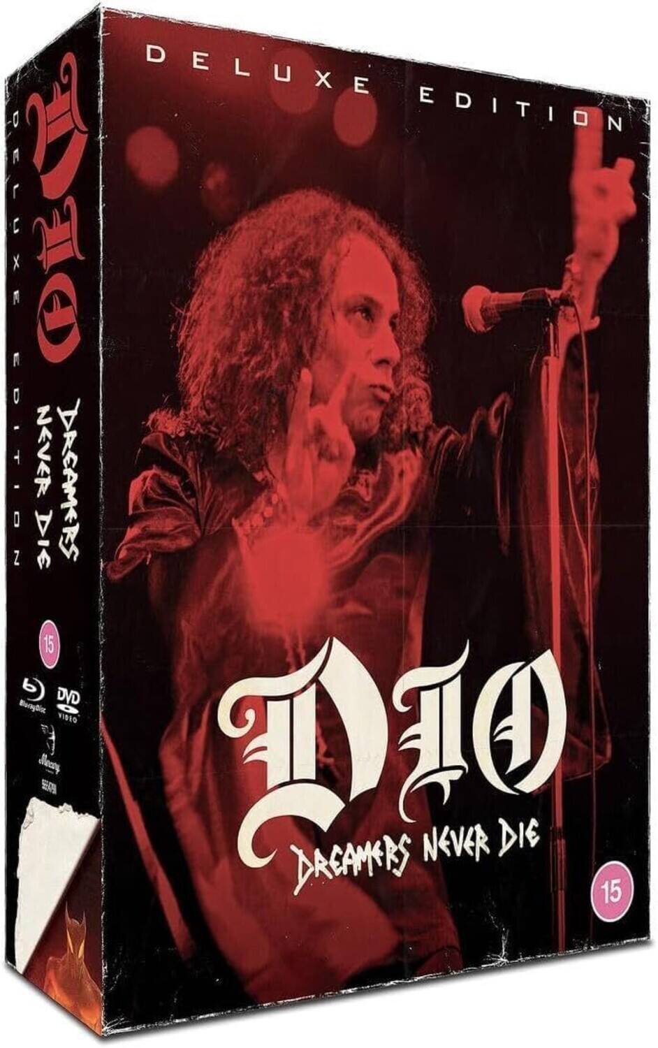 Front. Dio - Dreamers Never Die   - DVD.