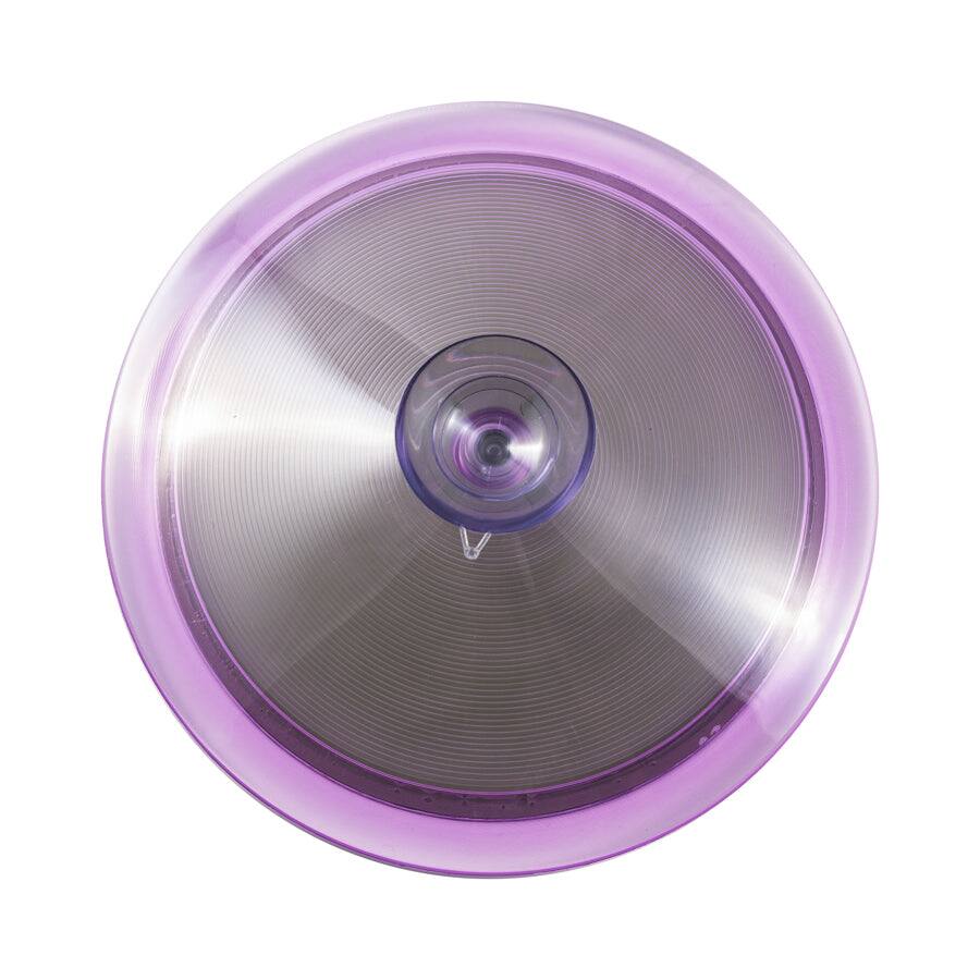 Alt View 5. Zadro - Traveling Wall Mounted Shower Mirror with 5X Magnification & Suction Cups - Purple.