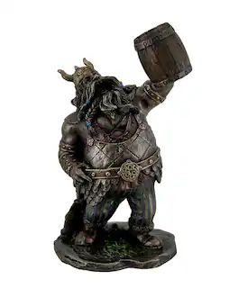 Veronese Design - Viking Warrior Toasting the Dead Statue Figurine - Brown