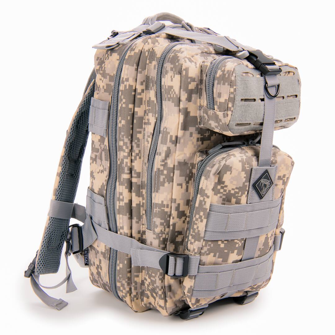 Alt View 2. Rattlesnake Tactical - Rattlesnake Tactical Medium Backpack with Pistol Rentention System, ACU - ACU.