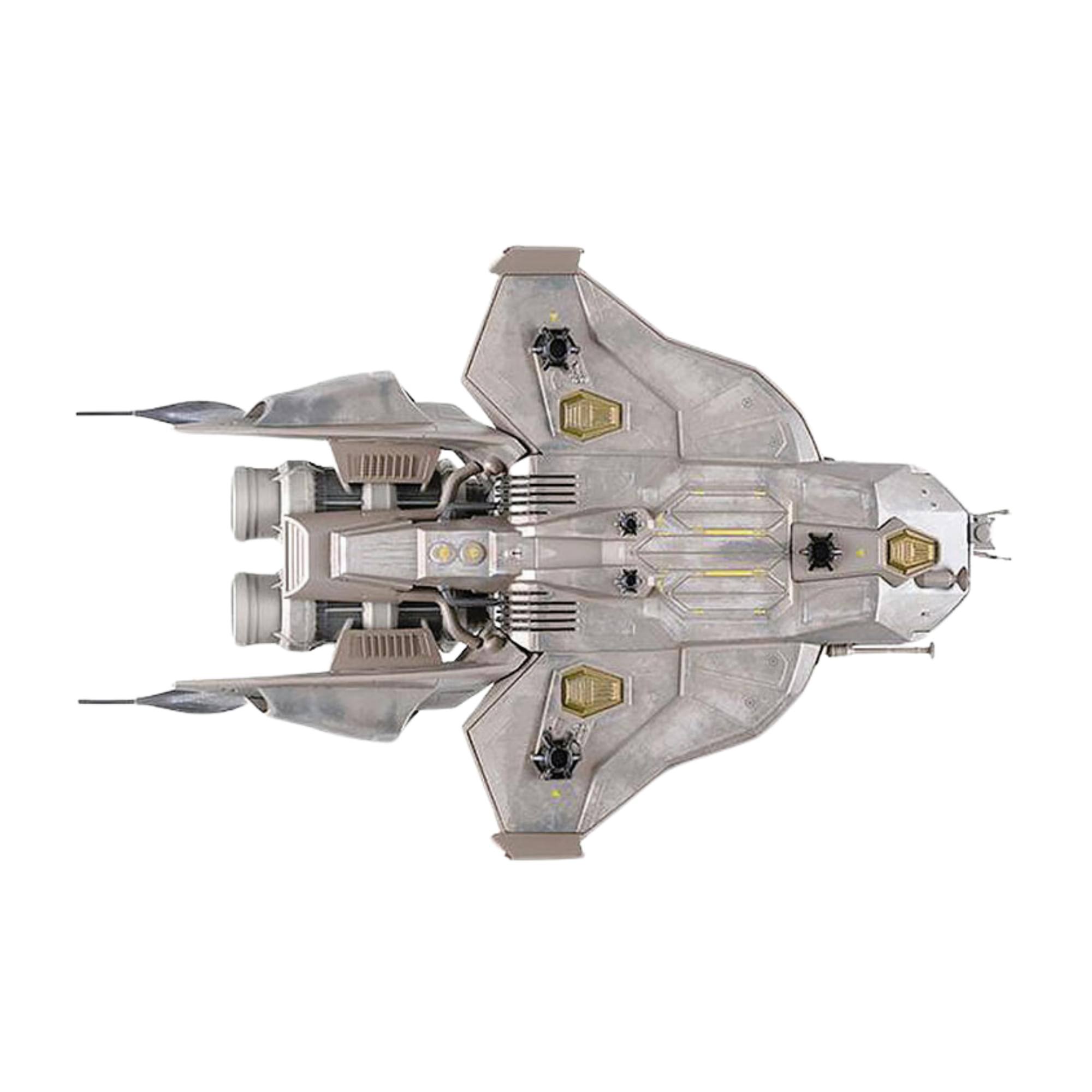 Alt View 4. Eaglemoss - Eaglemoss Battlestar Galactica Ship Replica | Raptor Boomer Decal - Gray.