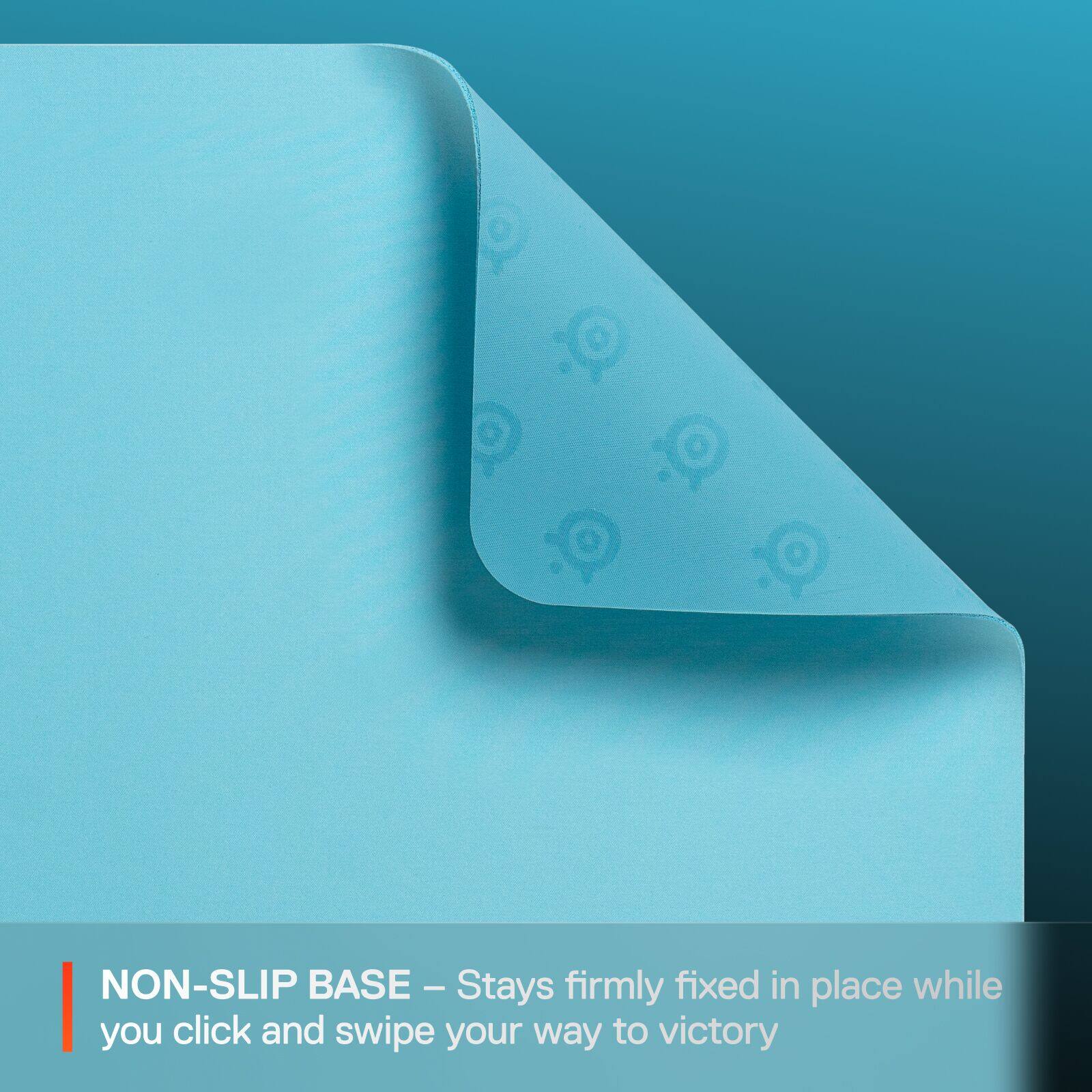 NON-SLIP BASE - Stays firmly fixed in place while you click and swipe your way to victory