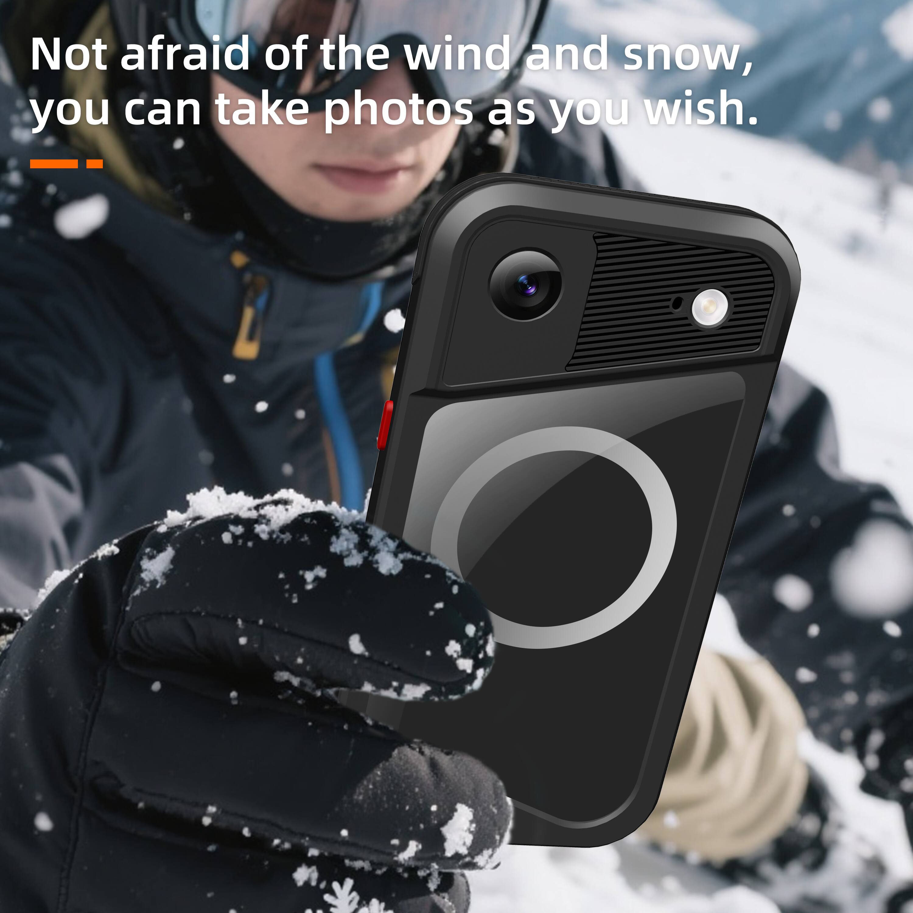 Not afraid of the wind and snow, you can take photos as you wish.