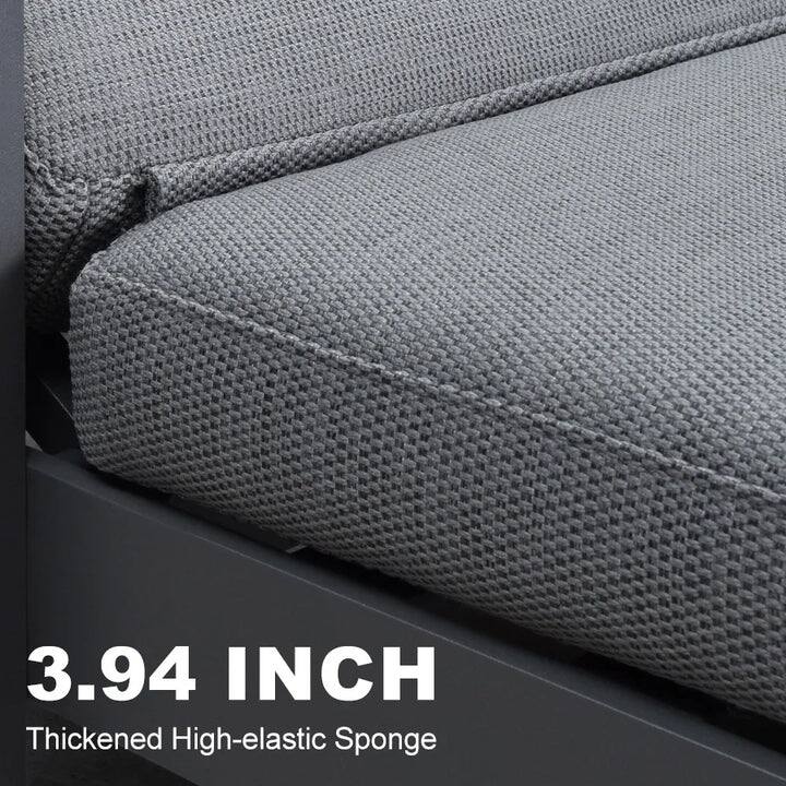 3.94 INCH  
Thickened High-elastic Sponge