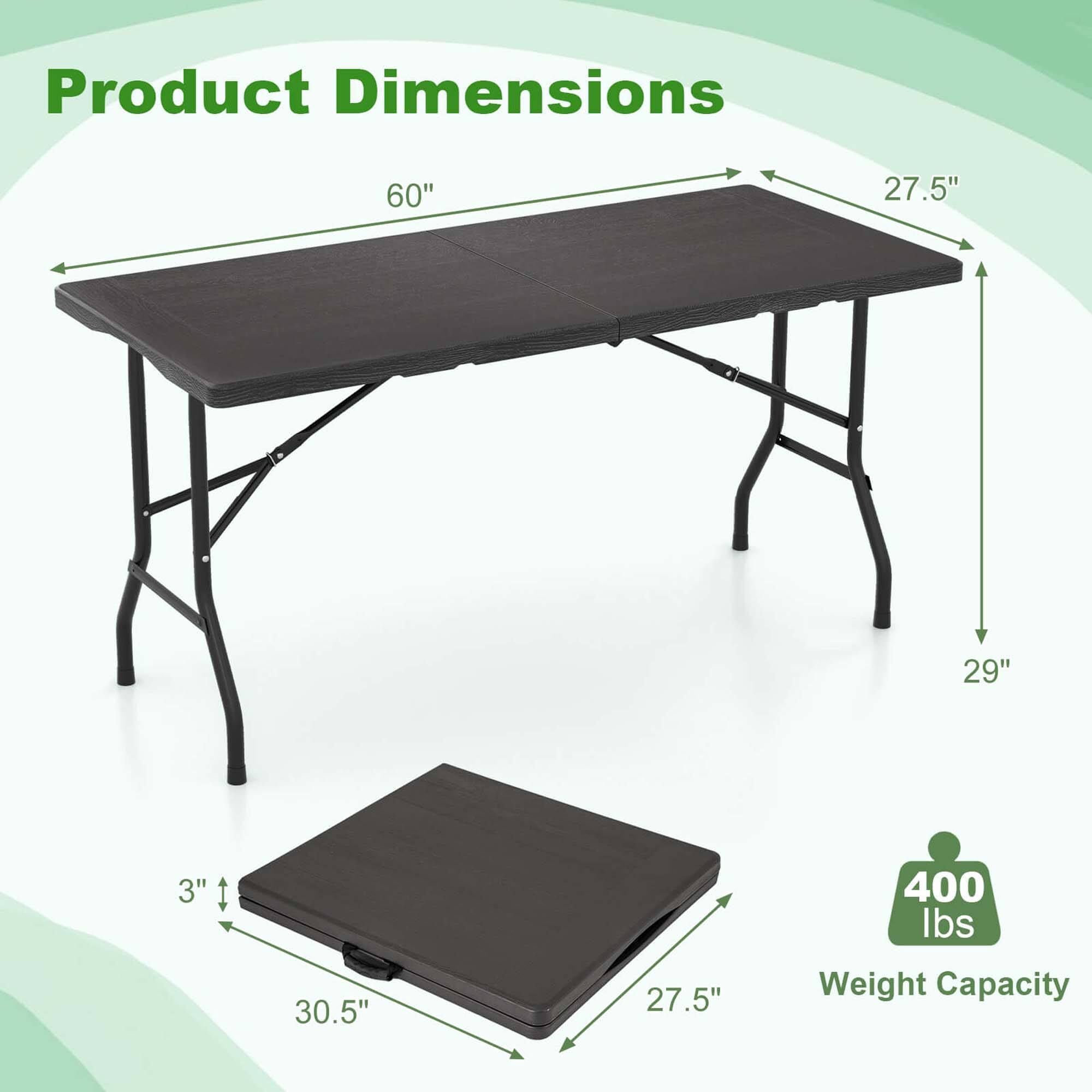 Product Dimensions: 60", 27.5", 29", 3", 30.5", 27.5"

Weight Capacity: 400 lbs