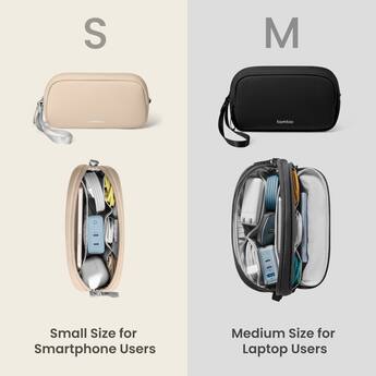 tomtoc Light T12 Electronic Accessory Organizer Tech Pouch Cable tomtoc Light T12 Electronic Accessory Organizer Tech Pouch Cable