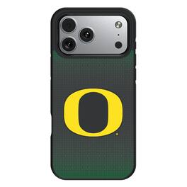 Keyscaper - NCAA - Oregon Ducks Bump Case with 8.2ft Drop Protection - 16 Plus - Black