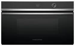 Fisher & Paykel - Contemporary 30-in Convection speed oven with 22 functions, touch screen with dial - Stainless Steel - Front_Zoom