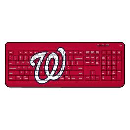 Keyscaper - Washington Nationals Team Logo Wireless Keyboard - Multicolor