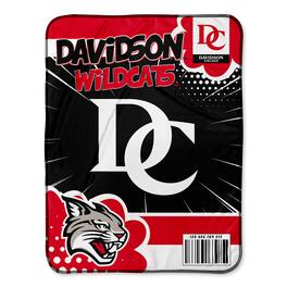Chad & Jake - Davidson Wildcats 30" x 40" Comic Theme Baby Blanket - Multicolor