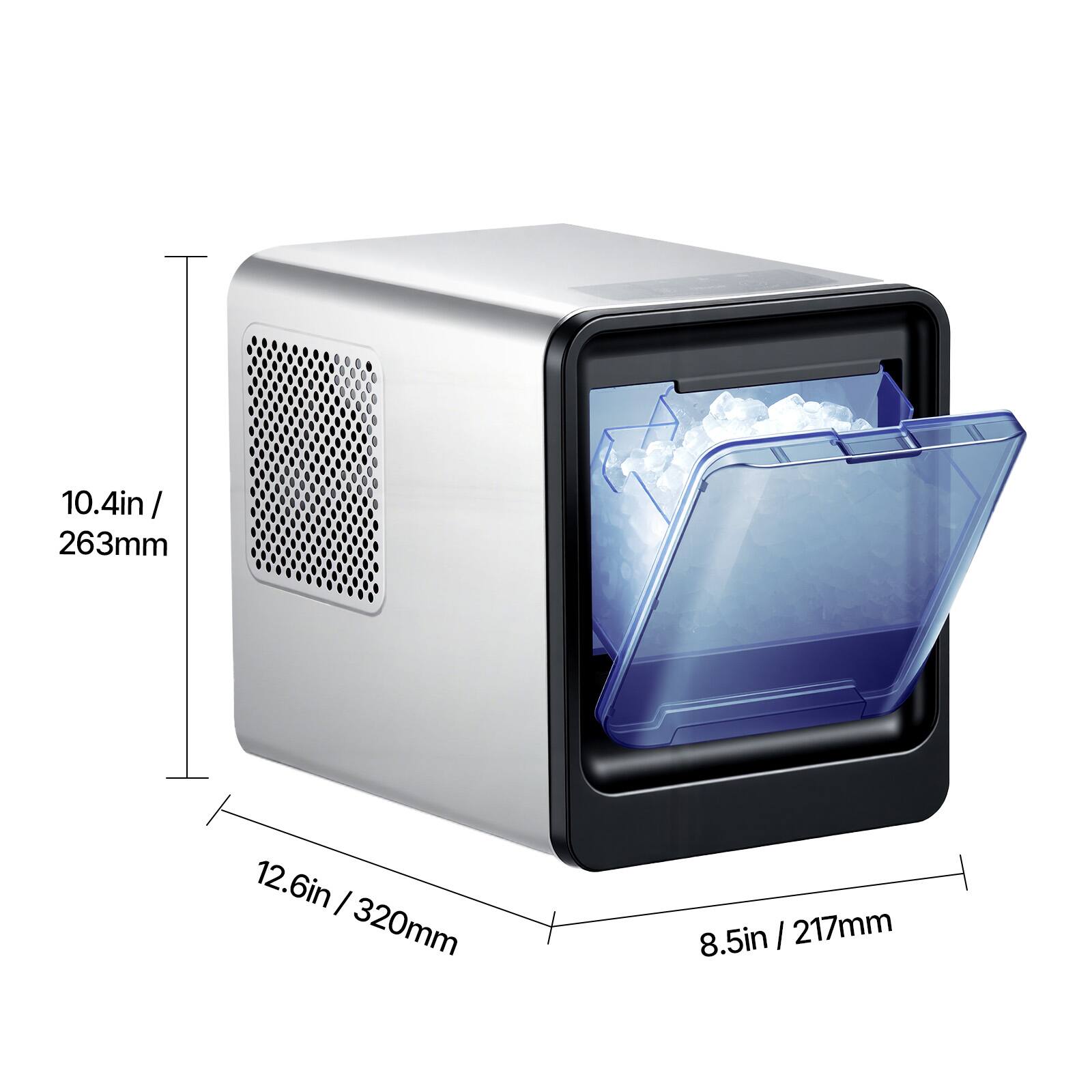 10.4in / 263mm  
12.6in / 320mm  
8.5in / 217mm