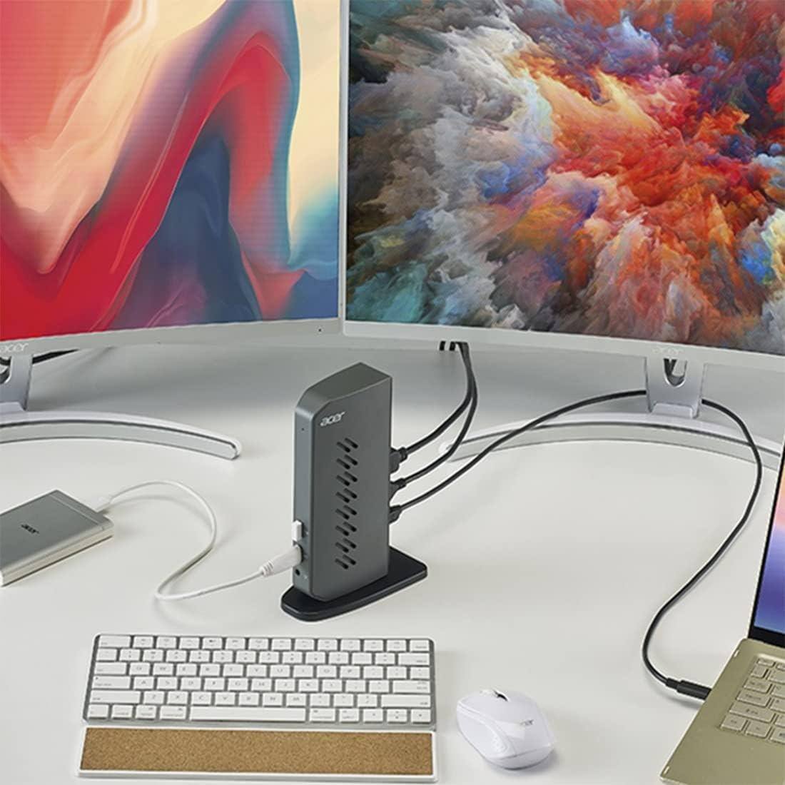 Alt View 2. Acer - USB 3.0 Dock II - U301 Docking Station HDMI RJ-45 Headphone | U301 | GP.DCK11.00J.